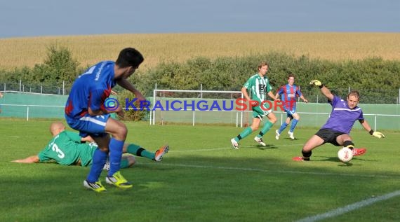 TSV Obergimpern - SG Wiesenbach 15.09.2012 Landesliga Rhein Neckar (© Siegfried)